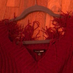 Fashion Nova Sweaters - Fashion Nova Burgundy Red Distressed Sweater Fashion Nova Sweaters - Fashion Nova Burgundy Red Distressed Sweater